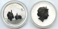 Bullion $1 Coin 2011 Australia Lunar Year of Rabbit 999 Silver 1 oz  Bul... 111,93 EUR  zzgl. 23,20 EUR Versand