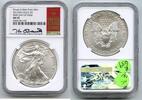 Bullion  2017(W) Silver Eagle NGC MS70 First Day Issue Kenneth Bressett ... 111,93 EUR  zzgl. 23,20 EUR Versand