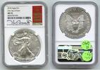 Bullion  2018 Silver Eagle NGC MS70 First Day Issue Kenneth Bressett Sig... 85,24 EUR  zzgl. 23,20 EUR Versand