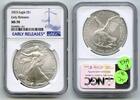 Bullion Dollar 2025 American Eagle 1 oz Silver  NGC MS70 Early Releases ... 85,24 EUR  zzgl. 23,20 EUR Versand
