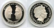 Bullion 5 Pounds 2011 William & Catherine Proof Silver Coin  UK United K... 64,57 EUR  zzgl. 23,20 EUR Versand