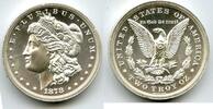 Bullion Morgan Dollar 1878  Tribute 999 Silver 2 oz Art Medal Round - R669  172,19 EUR  zzgl. 23,20 EUR Versand