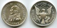 Bullion Medal 1792 Washington Presidential 999 Silver 2 oz Art  Round Bu... 167,89 EUR  zzgl. 23,20 EUR Versand
