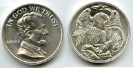 Bullion Medal Abraham Lincoln America 999 Silver 2 oz Art  Round Bullion... 172,19 EUR  zzgl. 23,20 EUR Versand