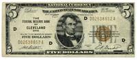 US Paper Money 1929 $ 5 National Currency Note Cleveland Ohio Federal Re... 103,32 EUR  zzgl. 23,20 EUR Versand