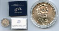 US Coins Dollar 2009 Abraham Lincoln Uncirculated Silver  Commemorative ... 60,22 EUR  zzgl. 23,20 EUR Versand
