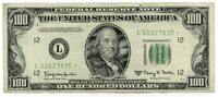 US Paper Money  1950-E $100 Federal Reserve Star Note - Bank of San Francisco California - R776