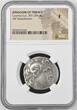 KINGDOM OF THRACE Lysimachus, 305-281 BC KINGS of THRACE, Lysimachos. 305-281 BC. AR Tetradrachm. Parion mint. Struck 28 NGC F