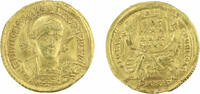  Roman Empire, Constantius II, as Augustus (AD 337-361), AV Solidus, FL IVL CONST