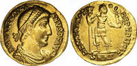  Roman Empire, Valentinian I (AD 364-375), AV Solidus, Nicomedia, 10th Officina,