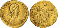  Roman Empire, Valentinian III (AD 425-455), AV Solidus, Ravenna, c. 426-455, D N