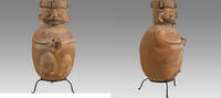   Ancient Pre Columbian Chancay Large Bulbous Figural Vessel Ca. 800-120... 837,42 EUR  zzgl. 25,77 EUR Versand