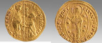ITALY, Venezia (Venice). Francesco Foscari. 1423-1457. AV Ducato (21mm, 3.55g, 7 -