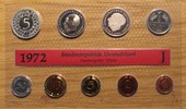 Deutschland 8,68 BRD KMS 1972 J Original Auflage nur 8000 Stk. -