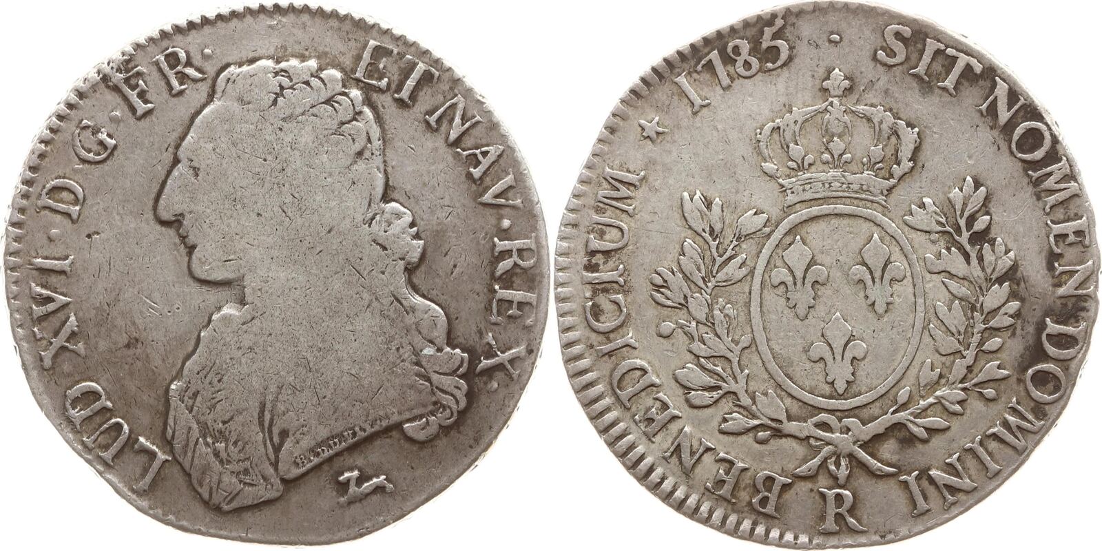 Frankreich, Königreich Ecu 1785 R Ludwig XVI., 1774 1792, Orléans