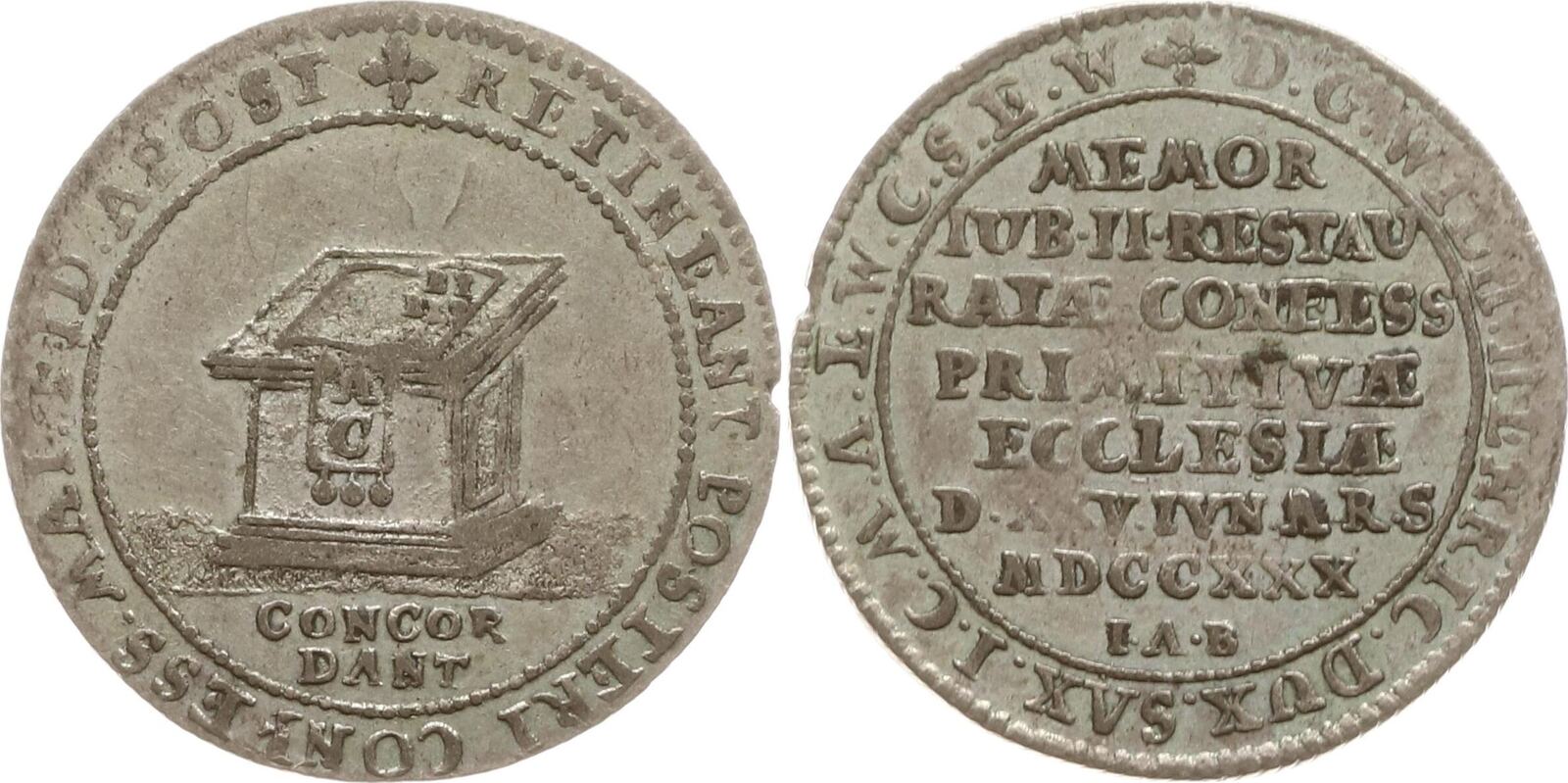 SachsenEisenach Doppelgroschen 1730 IAB Wilhelm Heinrich, 1729 1741