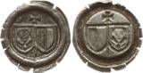 Halberstadt, Domkapitel Hohlpfennig o.J. Fast vorzüglich mit feiner Patina