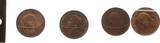 Großbritannien 1/2 Penny komplette Serie 12 Stück 1937 - 1948 George VI., 1936 - 1952 Meist vorzüglich - Stempelglanz