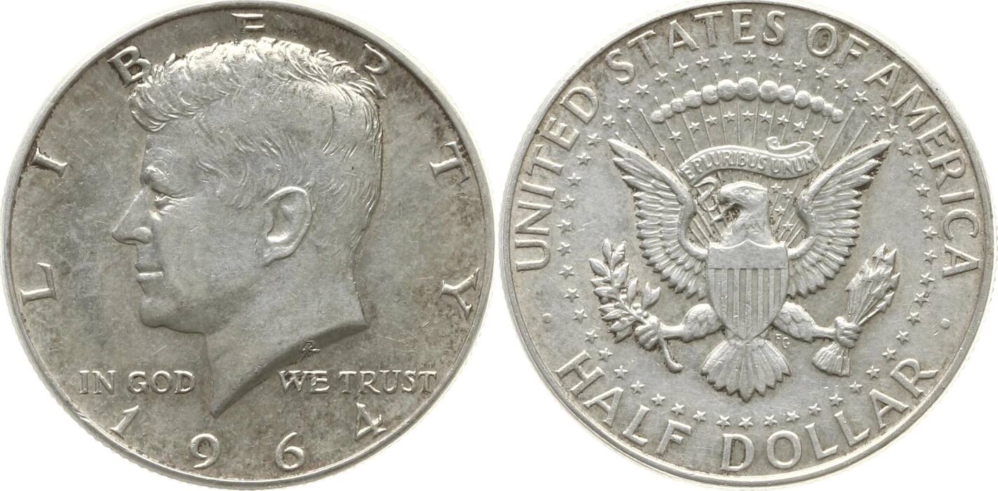 USA 1 2 Dollar Kennedy 1964 Vorz glich MA Shops usa-1-2-dollar-kennedy-1964-vorz-glich-ma-shops