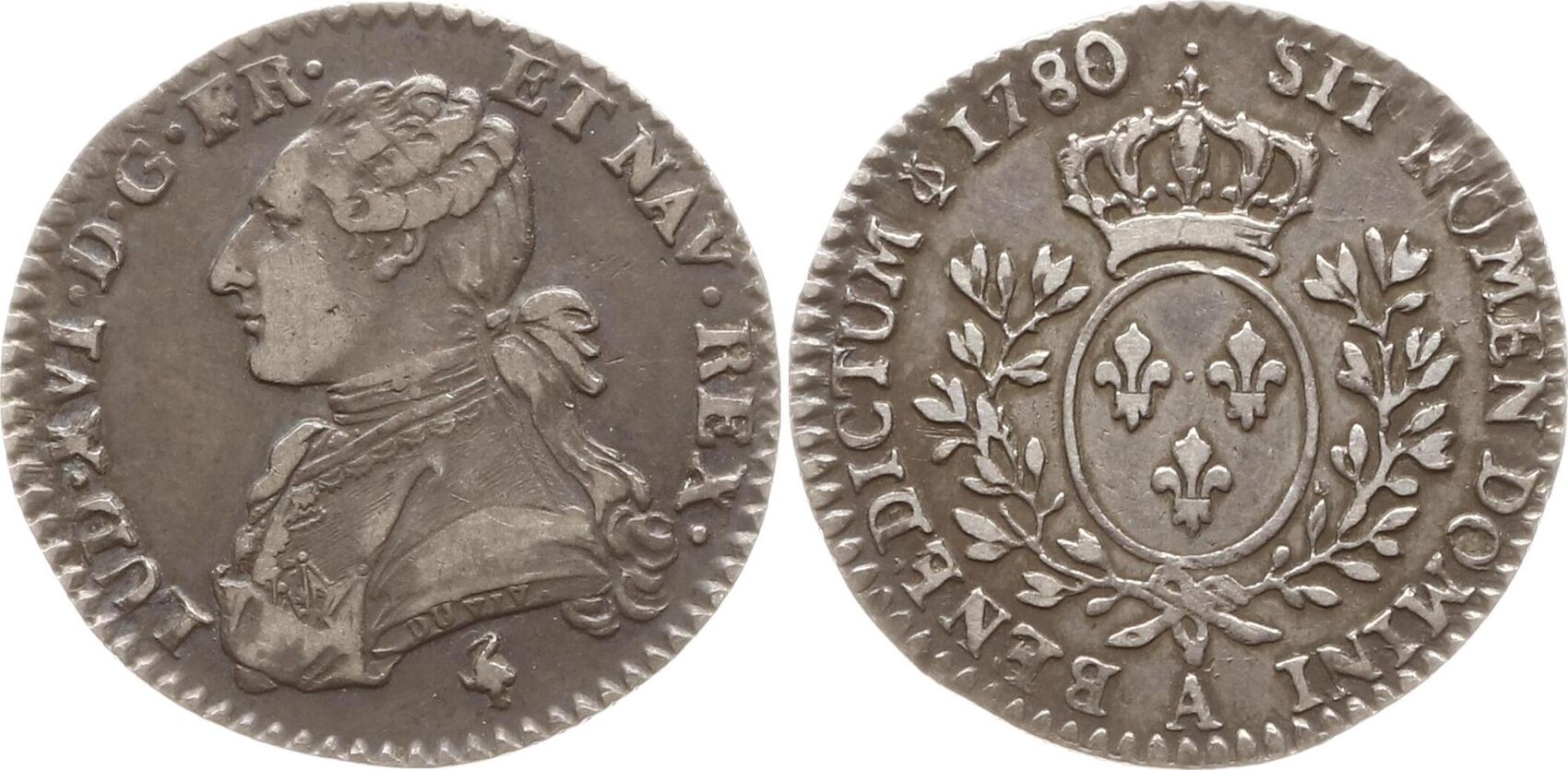 Frankreich, Königreich 1/10 Ecu 1780 A Ludwig XVI., 1774 1793, Paris