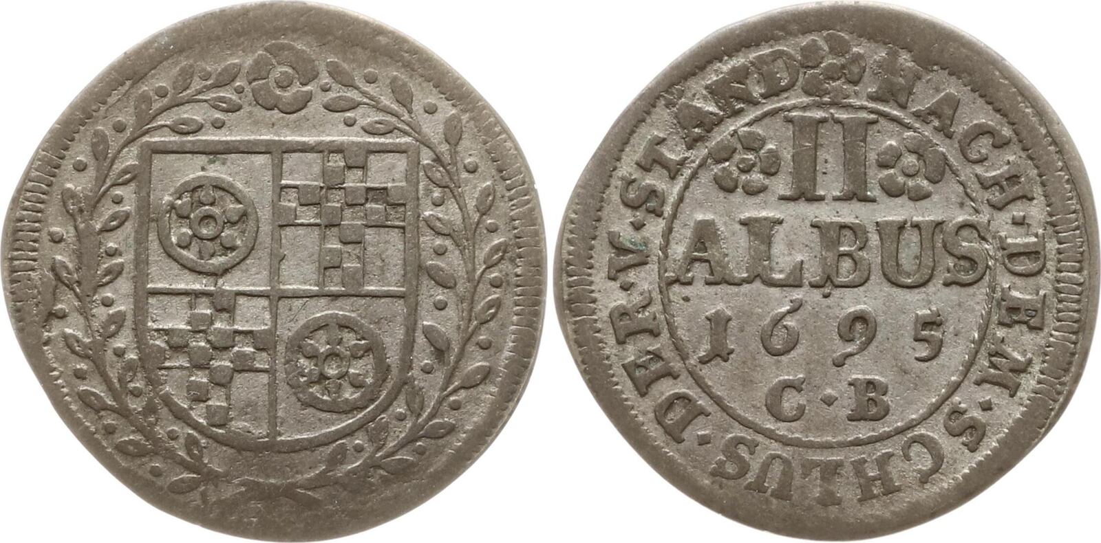 Mainz, Erzbistum 2 Albus 1695 CB Anselm Franz von Ingelheim, 1679