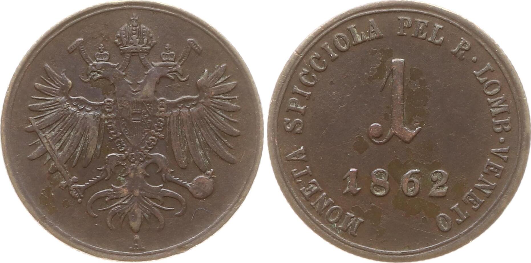 Österreich Lombardei und 1 Soldo 1862 A Franz Joseph, 1848