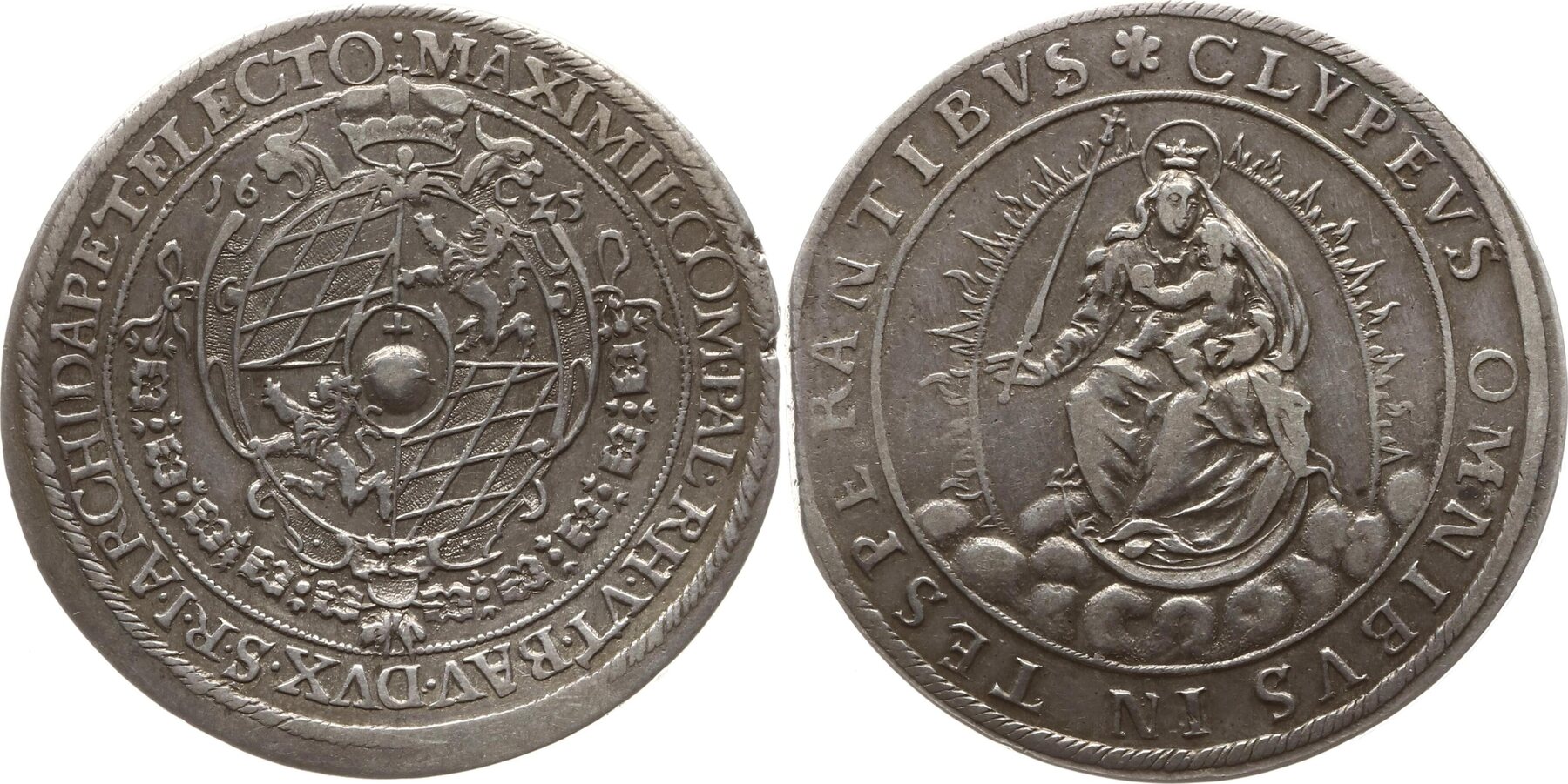 Bayern, Kurfürstentum Reichstaler 1625 Maximilian I., 1623 - 1651 ...