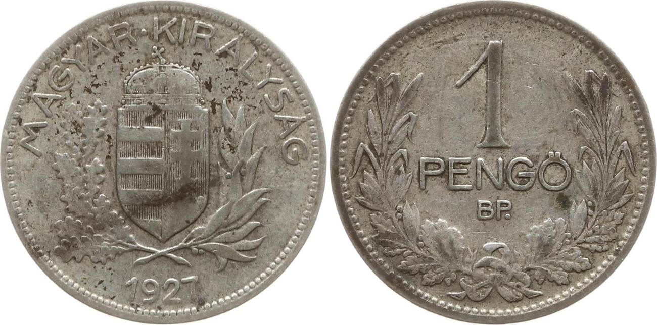 Ungarn 1 Pengö 1941 Aluminium Münze | KM-Nr. 521 | Sehr Schön (ss) Für Sammler