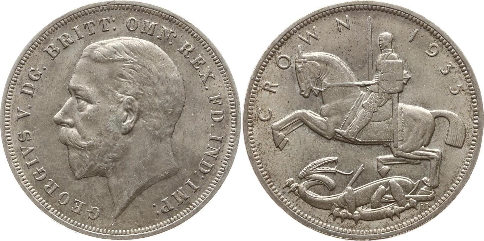 Großbritannien 1 Crown 1935 V., 1910 1936 Gutes vorzüglich