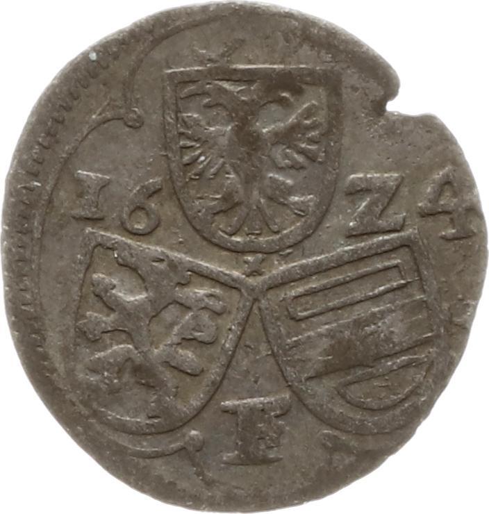 RDR, Haus Habsburg Einseitiger Zweier (2 Pfennig) 1624 Ferdinand II