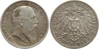 Kaiserreich Deutschland, Großherzogtum Baden 2 Mark Friedrich I., 1856 - 1907 -