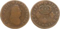 Frankreich, Königreich Deux deniers de Strasbourg Ludwig XIV., 1643 - 1715 -