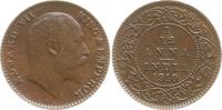 Indien 1/12 Anna Edward VII., 1901 - 1910 -