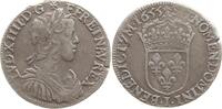Frankreich, Königreich 1/2 Ecu a la mèche longue Ludwig XIV., 1643 - 1715, Limoges -