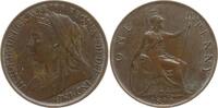 Großbritannien 1 Penny Victoria, 1837 - 1901 -