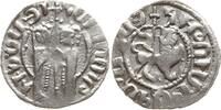 Armenien Tram Hetoum I. und Zabel, 1226 - 1271, Herrscherpaar / Löwe n.r. vor Patriarchenkreuz -