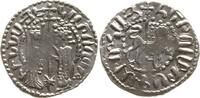 Armenien Tram Hetoum I. und Zabel, 1226 - 1271, Herrscherpaar / Löwe n.r. vor Patriarchenkreuz -