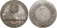 Deutschland oder Österreich Versilberte Bronzemedaille Preismedaille des Kleintierzuchtverein Schafberg, unbestimmt, nicht verliehen. -