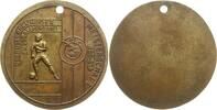 Österreich, Oberösterreich Einseitige Bronzemedaille Oberösterreichischer Fußballverband, Preismedaille Meisterschaft 1980/1981 -