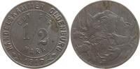 Oldenburg, Handelskammer 1/2 Mark Eisen, Jagdszene mit Eber -