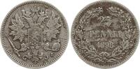 Finnland 25 Penniä 1898 Nikolaus II. von Russland, 1894 - 1917 Fast sehr... 14,00 EUR Differenzbesteuert nach §25a UStG zzgl. 3,00 EUR Versand