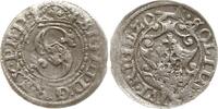 Polen Stadt Riga Schilling Sigismund III., 1587 - 1632, Fuchs oberhalb Wappen n.r. -