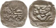 Pfalz-Oberpfalz Pfennig auf Regensburger Schlag Rupert I. bis Rupert III., 1329 - 1410 -