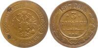 Russland 3 Kopeken Nikolaus II., 1894 - 1917, St. Petersburg -