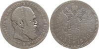 Russland Rubel Alexander III. 1881 - 1894, St. Petersburg, im Rand AG -