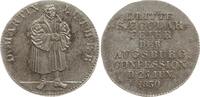 Sachsen, Königreich Kleine Silbermedaille Auf die 300 Jahrfeier der Übergabe der Augsburger Konfession -