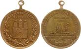 Kiel, Stadt Tragbare Bronzemedaille a.d. Kieler Turnfahrt, Zweimaster, anl. des 9. Deutsche Turnfest in Hamburg -