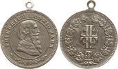 Kaiserreich Deutschland Tragbare versilberte Bronzemedaille auf Friedrich Ludwig Jahn, Begründer der Turnbewegung in Deutschland -