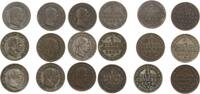 Preußen, Königreich Silbergroschen, 9 Stücke Wilhelm I., 1861 - 1888, Jahrgangssammlung, 9 verschiedene Stücke -