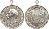 Deutschland, Kaiserreich, Preußen, Königreich Tragbare versilberte Bronzemedaille Wilhelm II, 1888 - 1918, auf das Kaisermanöver -